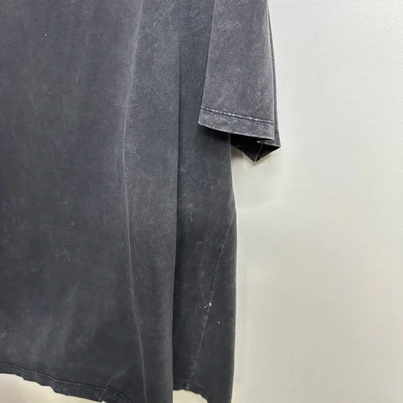 White Fox - Vintage Inspired American Grey Distressed Top Small 💛 - Picture 13 of 14